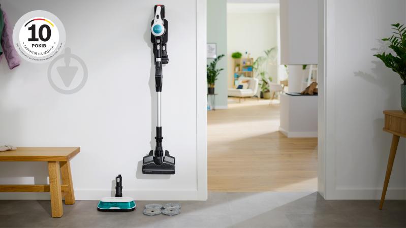 Пилосос акумуляторний Bosch Unlimited 7 ProHygienic Aqua BCS71HYG2 white - фото 3