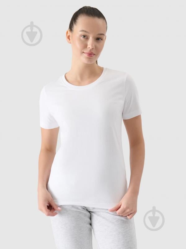 Футболка 4F 4FWMM00TTSHF2356-10S р.XL белый - фото 1 Футболка 4F 4FWMM00TTSHF2356-10S р.XL белый - фото 1