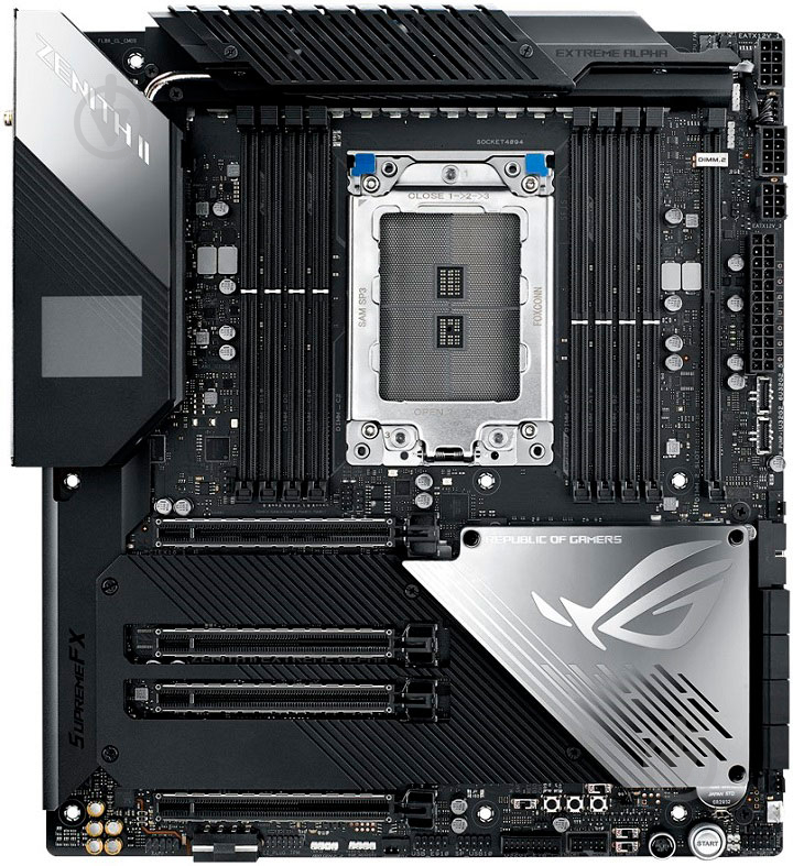 Материнська плата Asus ROG ZENITH EXTREME ALPHA (Socket TR4, AMD X399, E-ATX) - фото 7