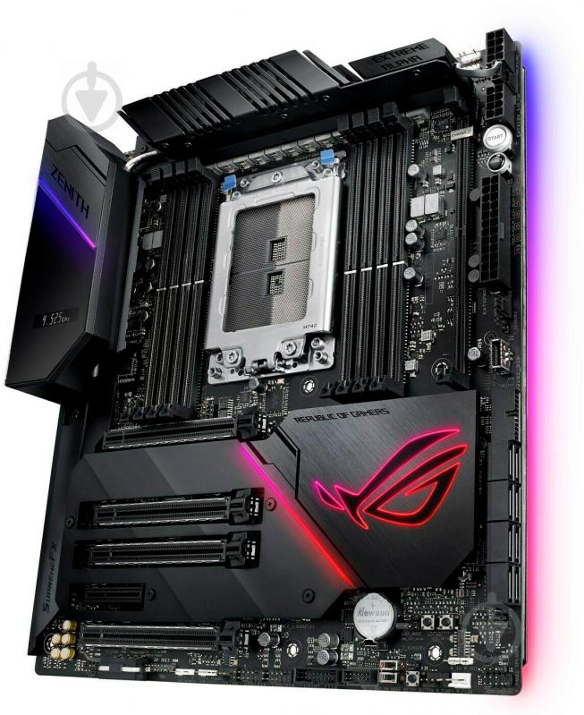 Материнська плата Asus ROG ZENITH EXTREME ALPHA (Socket TR4, AMD X399, E-ATX) - фото 4