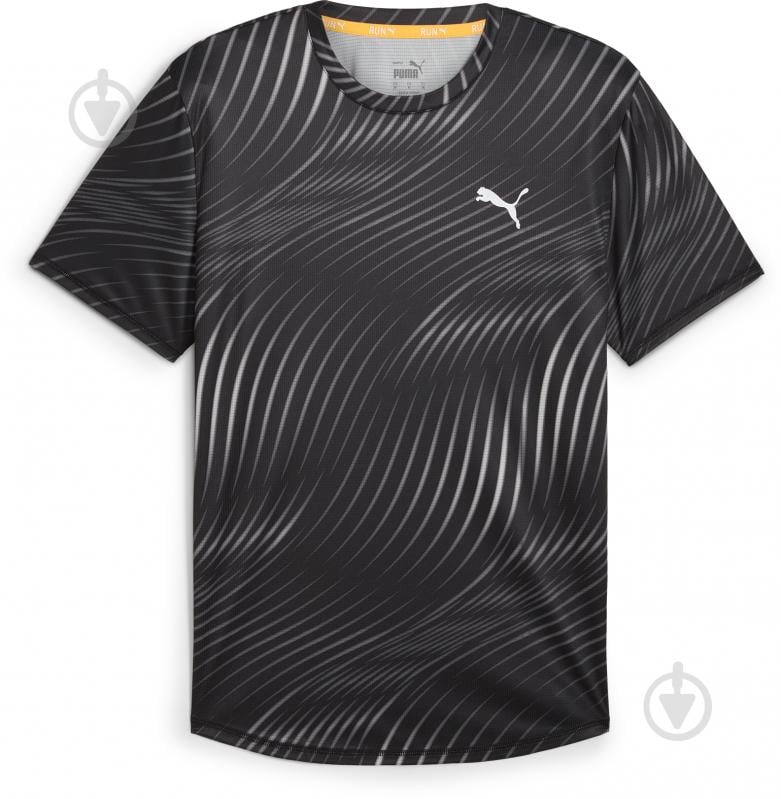 Футболка Puma RUN FAVORITE AOP SS TEE M 52421956 р.XL чорний - фото 1