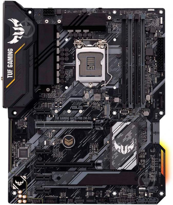 Материнська плата Asus TUF GAMING H470-PRO (Socket 1200, Intel H470, ATX) - фото 3