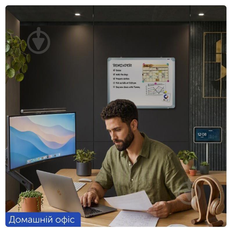 Доска магнитно-маркерная сухостираемая Axent 9611-A 45х60 см - фото 6
