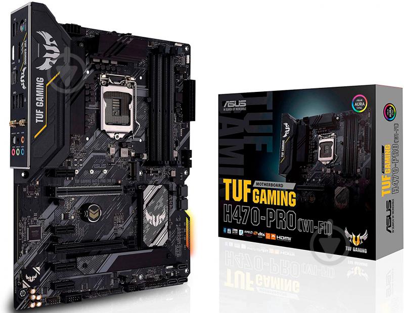 Материнська плата Asus TUF GAMING H470-PRO WI-FI (Socket 1200, Intel H470, ATX) - фото 8