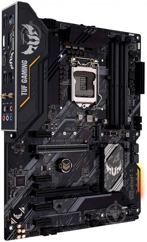 Материнська плата Asus TUF GAMING H470-PRO WI-FI (Socket 1200, Intel H470, ATX) - фото 2