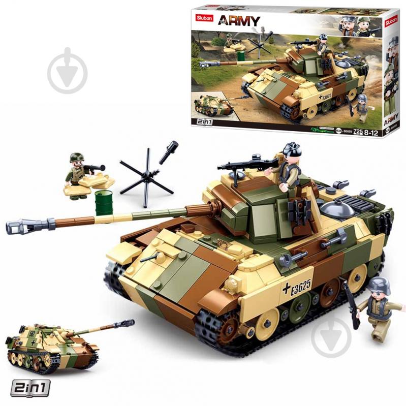 Конструктор Sluban Army: Боевой танк M38-B0859 - фото 1 Конструктор Sluban Army: Боевой танк M38-B0859 - фото 1