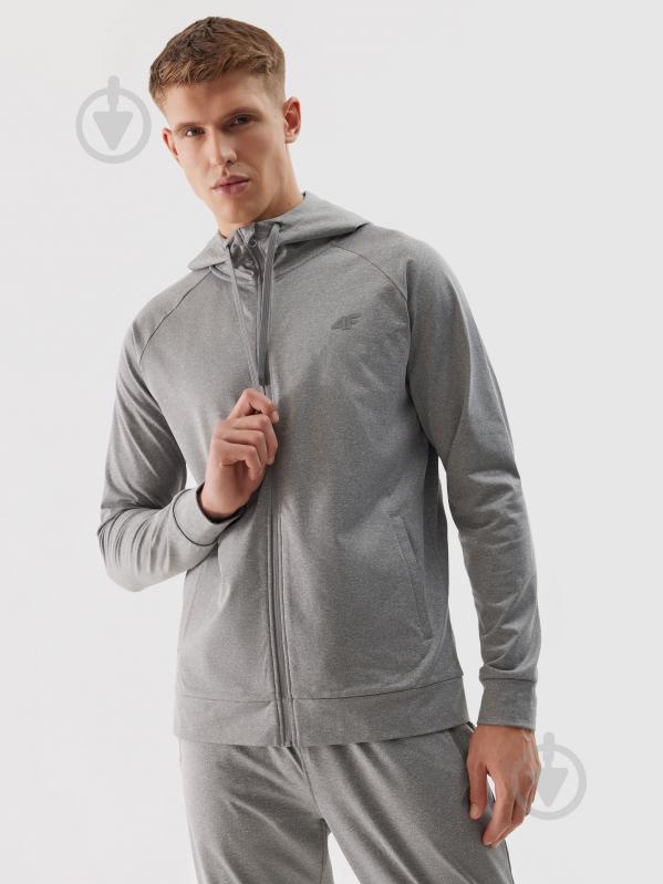 Джемпер 4F SWEATSHIRT FNK M268 4FWSS24TFSWM268-27M р.L сірий - фото 1