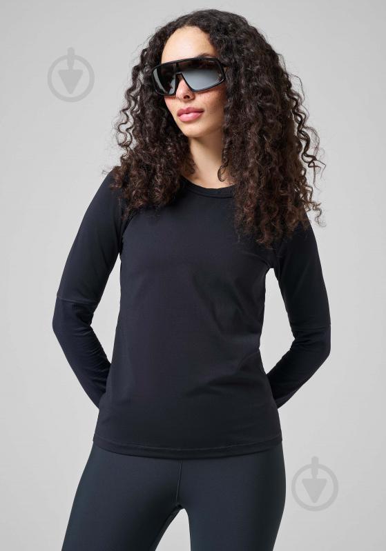 Футболка Casall ESSENTIAL MESH DETAIL LONG SLEEVE BLACK,34 20452-901 р.L черный - фото 3