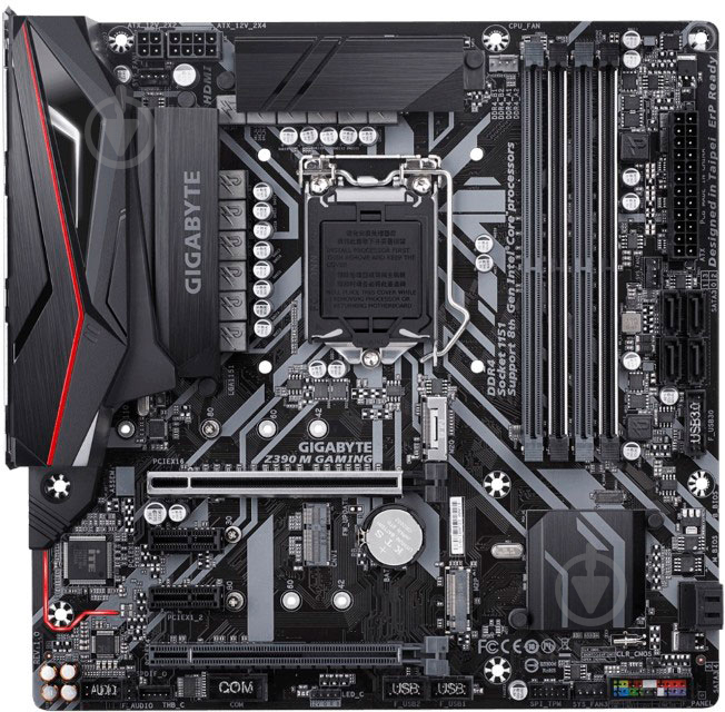 Материнская плата Gigabyte Z390 M GAMING (Socket 1151, Intel Z390, mirco ATX) - фото 2