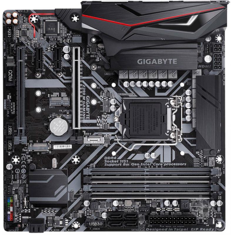 Материнская плата Gigabyte Z390 M GAMING (Socket 1151, Intel Z390, mirco ATX) - фото 4