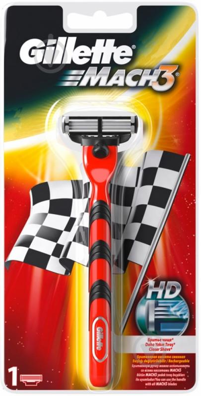 Станок зі змінними картриджами Gillette MACH3 MACH3 HD 1 змінна касета - фото 1