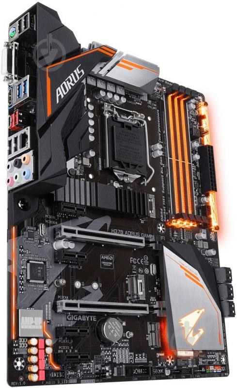 Материнская плата Gigabyte H370 AORUS GAMING 3 WIFI (Socket 1151, Intel H370, ATX) - фото 1