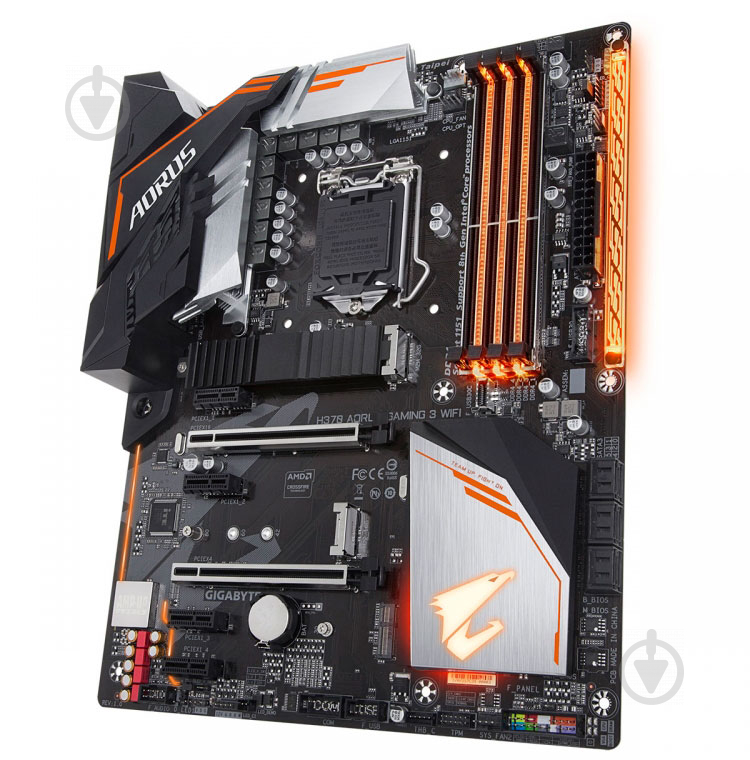 Материнская плата Gigabyte H370 AORUS GAMING 3 WIFI (Socket 1151, Intel H370, ATX) - фото 3