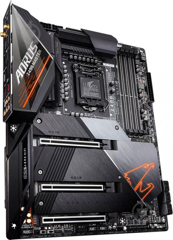 Материнская плата Gigabyte Z490 AORUS MASTER (Socket 1200, Intel Z490, ATX) - фото 1