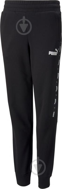 Брюки Puma ESS TAPE SWEATPANTS FL CL B BLACK 84730201 р. 128 черный - фото 1