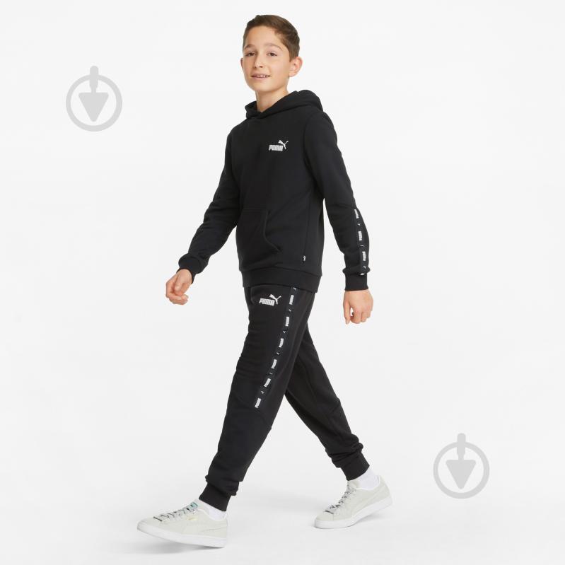 Брюки Puma ESS TAPE SWEATPANTS FL CL B BLACK 84730201 р. 128 черный - фото 5