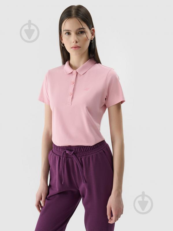 Поло 4F POLO SHIRT F514 4FWMM00TPTSF514-56S р.XL розовый - фото 1