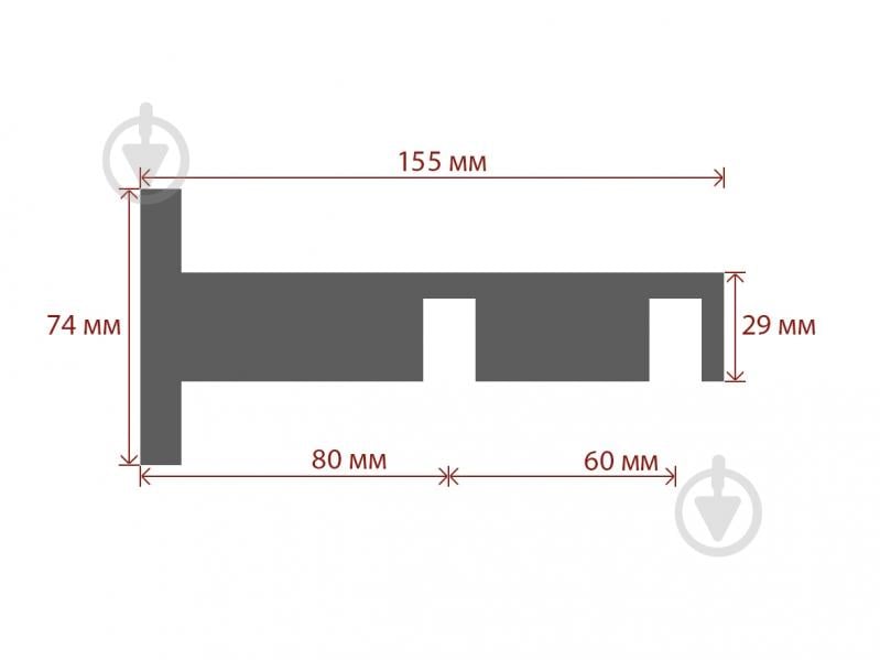 Комплект карниза Quadrum G-Techдвойной 14/300 см черный/сталь профиль с черными крючками - фото 6 Комплект карниза Quadrum G-Techдвойной 14/300 см черный/сталь профиль с черными крючками - фото 6