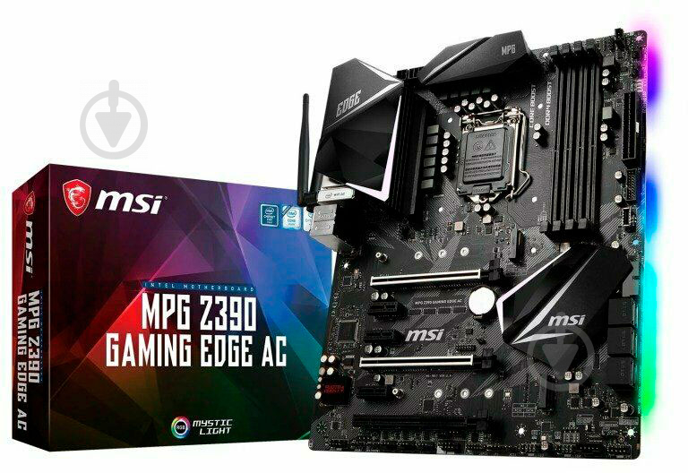 Материнская плата MSI MPG Z390 GAMING EDGE AC (Socket 1151, Intel Z390, ATX) - фото 7