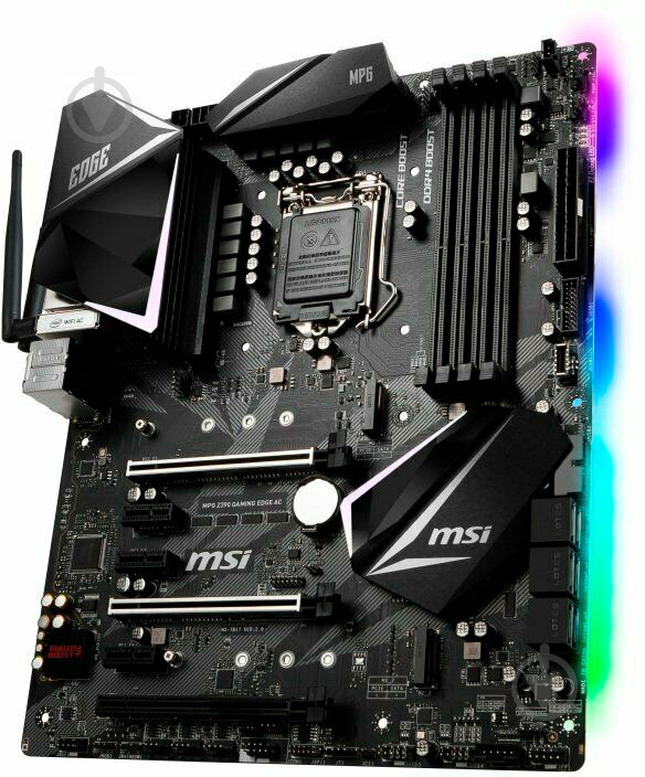 Материнская плата MSI MPG Z390 GAMING EDGE AC (Socket 1151, Intel Z390, ATX) - фото 3