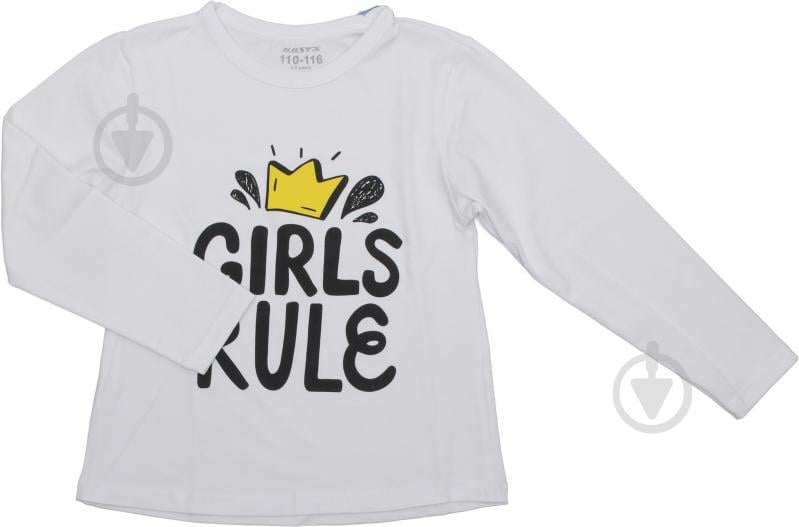 Джемпер для девочки KOSTA 0057-8 р.146 белый с рисунком - фото 1