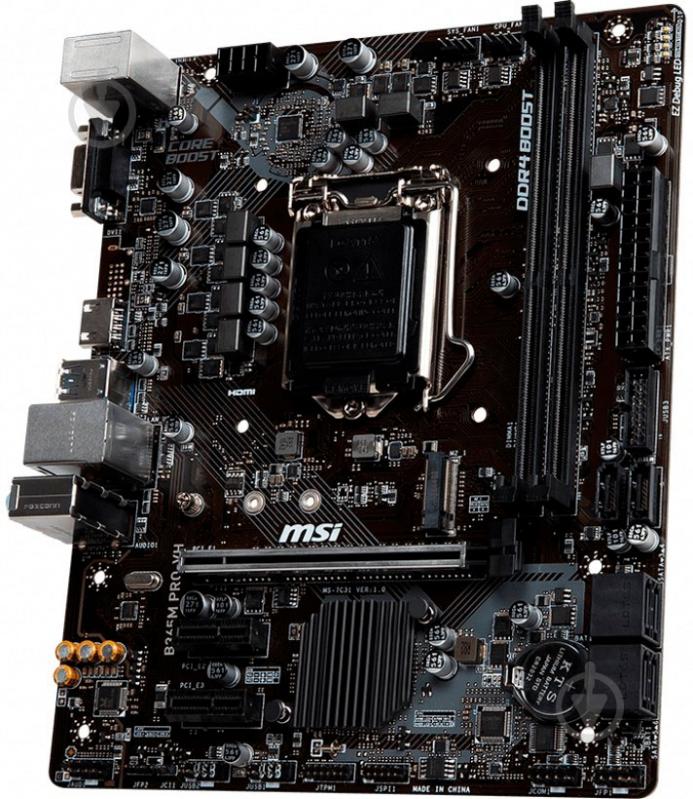 Материнская плата MSI B365M PRO-VH (Socket 1151, Intel B365, mirco ATX) - фото 3