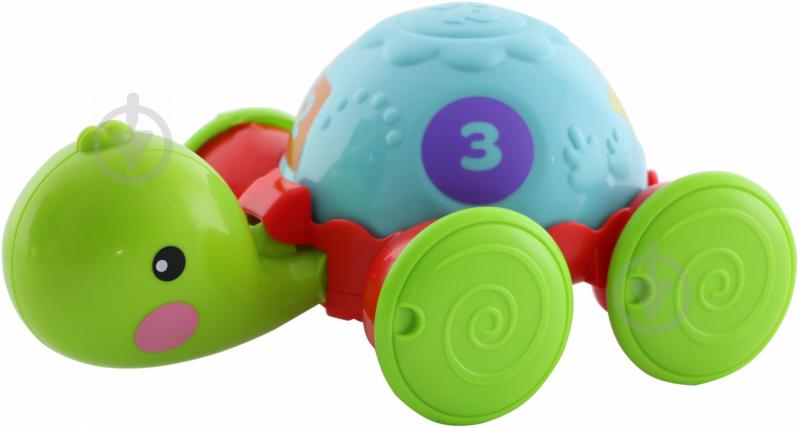 Каталка Fisher Price Ученая черепашка на шнурочке Y8652 - фото 3