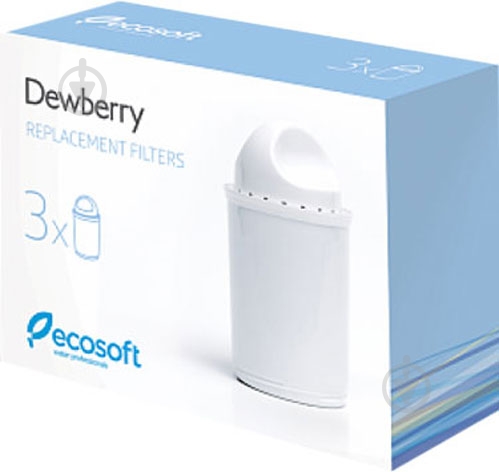 Комплект картриджей Ecosoft сменных для фильтра-кувшина Dewberry 3 шт. - фото 2