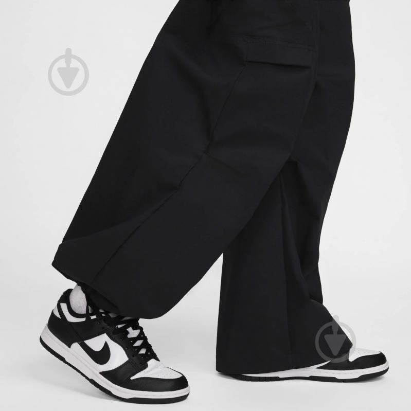 Брюки Nike W NSW WOVEN OS PANT HR GLS HM4322-010 р. L черный - фото 6