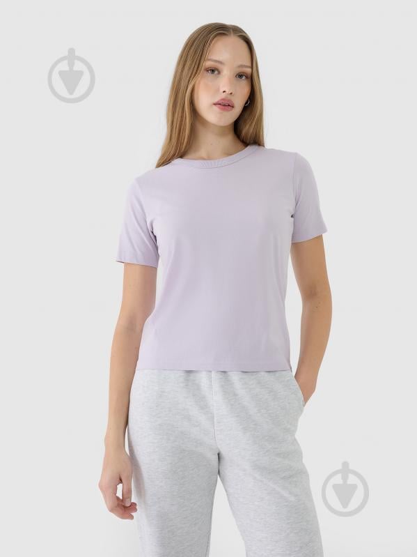 Футболка 4F TSHIRT F1991 4FWSS25TTSHF1991-52S р.XL фиолетовый - фото 1 Футболка 4F TSHIRT F1991 4FWSS25TTSHF1991-52S р.XL фиолетовый - фото 1