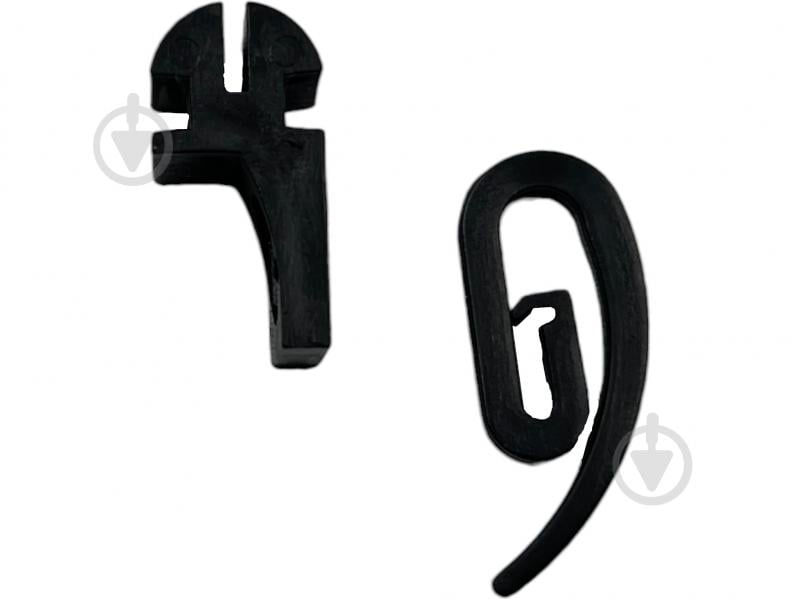 Комплект карниза Quadrum G-Tech одинарный 15/160 см сталь/черный профиль с черными крючками - фото 3 Комплект карниза Quadrum G-Tech одинарный 15/160 см сталь/черный профиль с черными крючками - фото 3