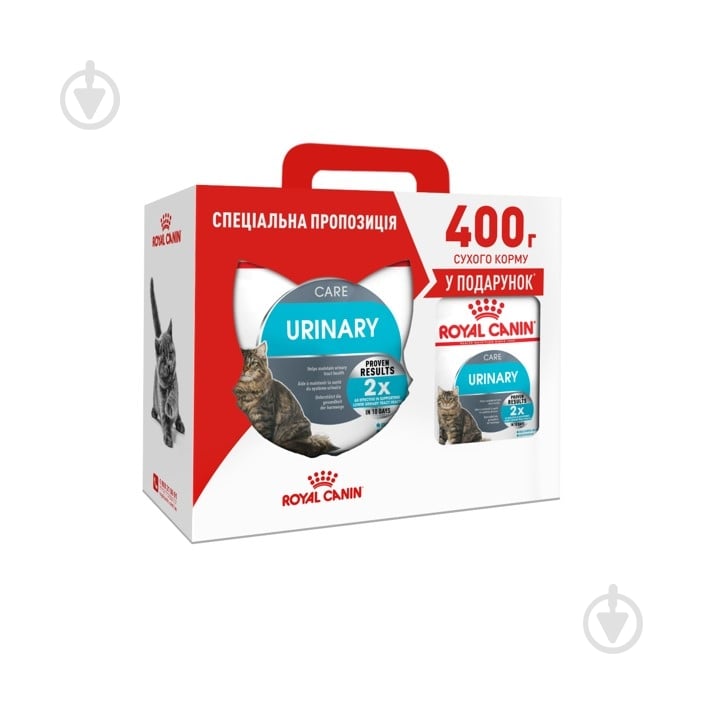 Корм сухой Royal Canin Urinary Care 2 кг + 400 г птица 2,4 кг - фото 1