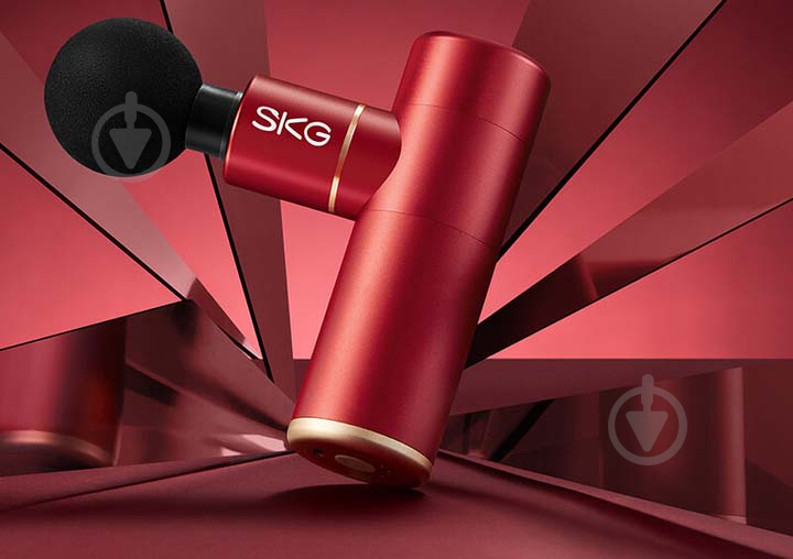 Массажер SKG Gun F3 mini red - фото 5