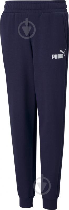 Штани Puma ESS LOGO PANTS 58697306 р. 128 синій - фото 1