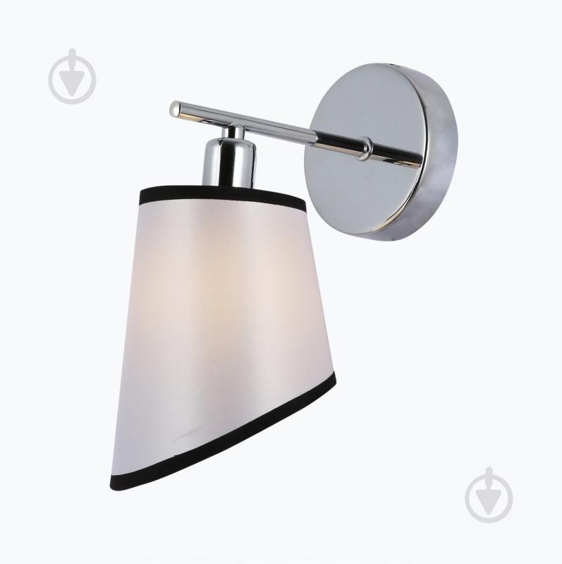 Бра 1x40 Вт E14 белый 1604-11 - фото 1