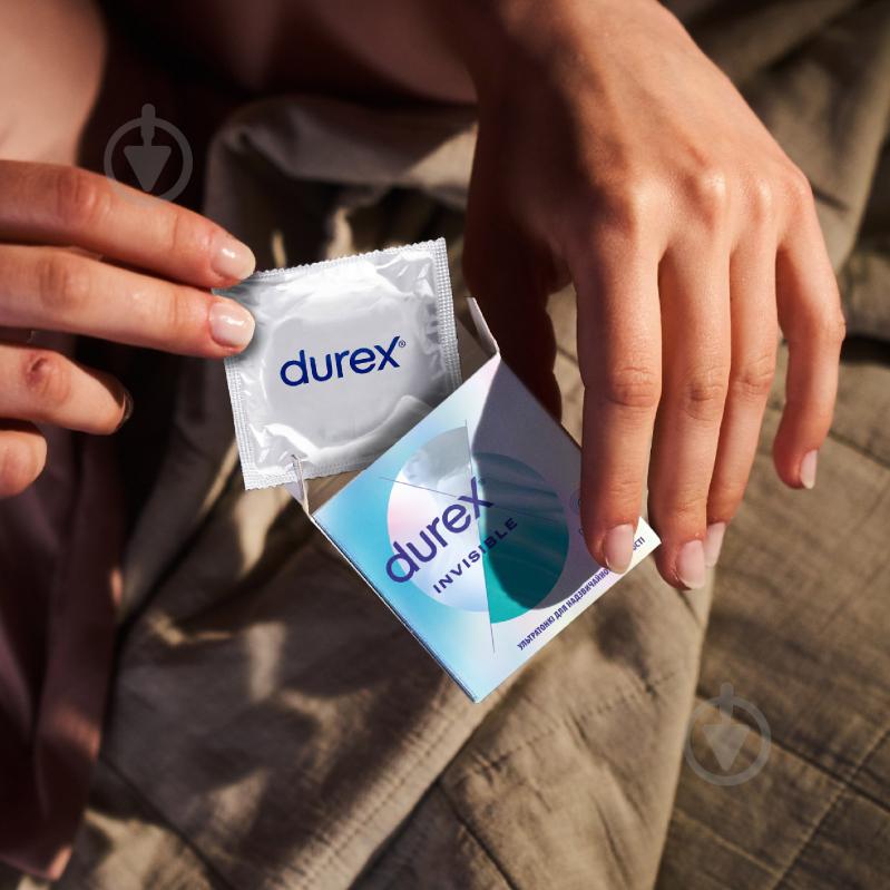 Презервативи Durex INVISIBLE ультратонкі 3 шт. - фото 3