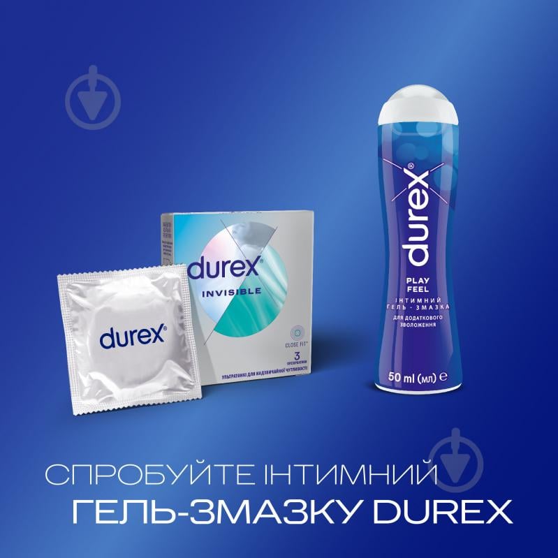 Презервативи Durex INVISIBLE ультратонкі 3 шт. - фото 6