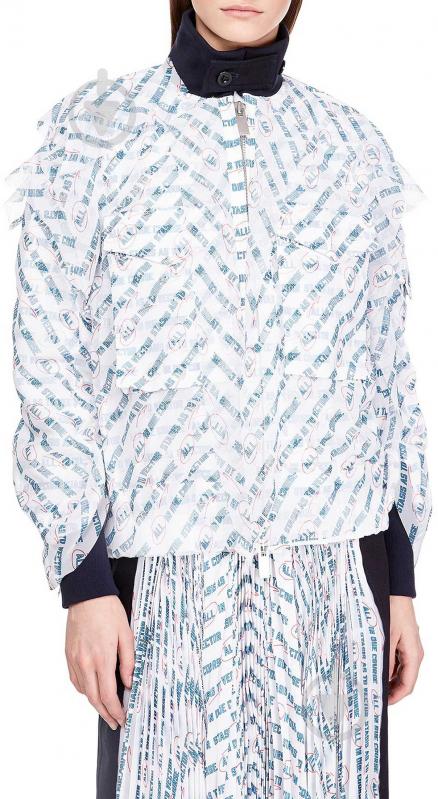 Ветровка женская демисезонная 3574 03574-9G1 белая - фото 1 Ветровка женская демисезонная 3574 03574-9G1 белая - фото 1