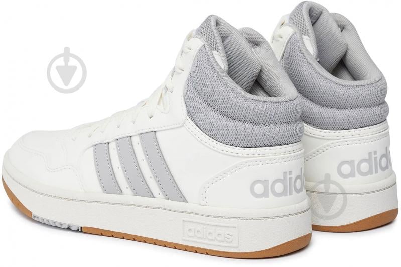 Кросівки чоловічі Adidas HOOPS 3.0 MID IG5568 р.44 2/3 білі - фото 4