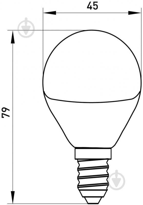 Лампа світлодіодна E.NEXT 6 Вт P45 E14 220 В 3000 К l0650609 - фото 2 Лампа світлодіодна E.NEXT 6 Вт P45 E14 220 В 3000 К l0650609 - фото 2