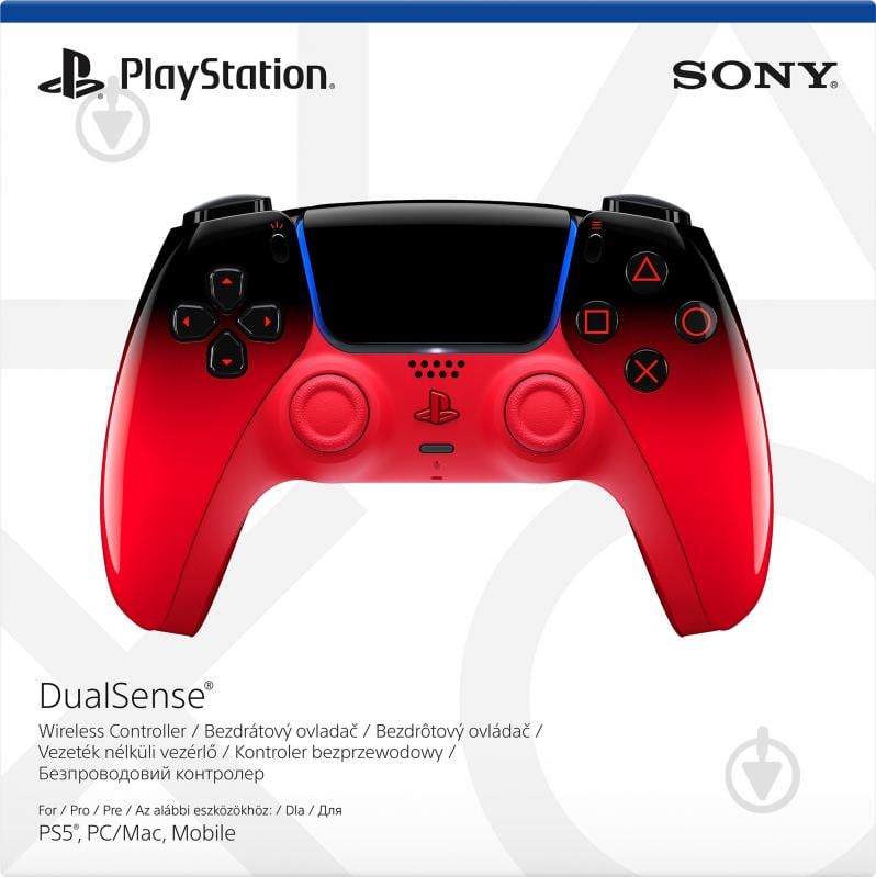 Геймпад бездротовий Sony DualSense для PS5 Techno Red (1000048516) - фото 3 Геймпад бездротовий Sony DualSense для PS5 Techno Red (1000048516) - фото 3