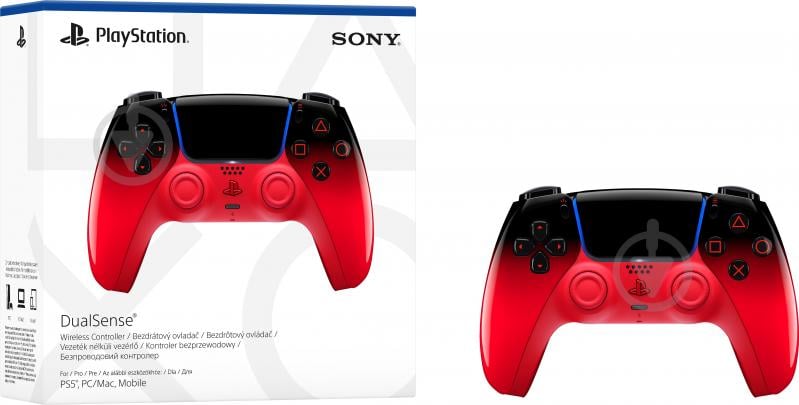Геймпад бездротовий Sony DualSense для PS5 Techno Red (1000048516) - фото 2 Геймпад бездротовий Sony DualSense для PS5 Techno Red (1000048516) - фото 2