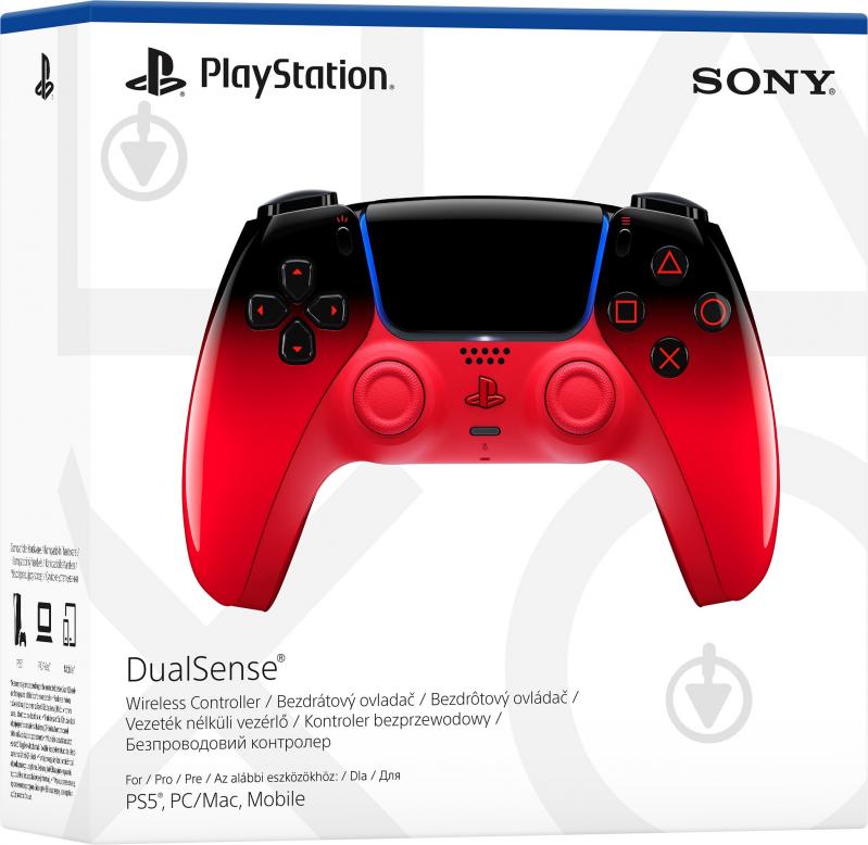 Геймпад бездротовий Sony DualSense для PS5 Techno Red (1000048516) - фото 4 Геймпад бездротовий Sony DualSense для PS5 Techno Red (1000048516) - фото 4