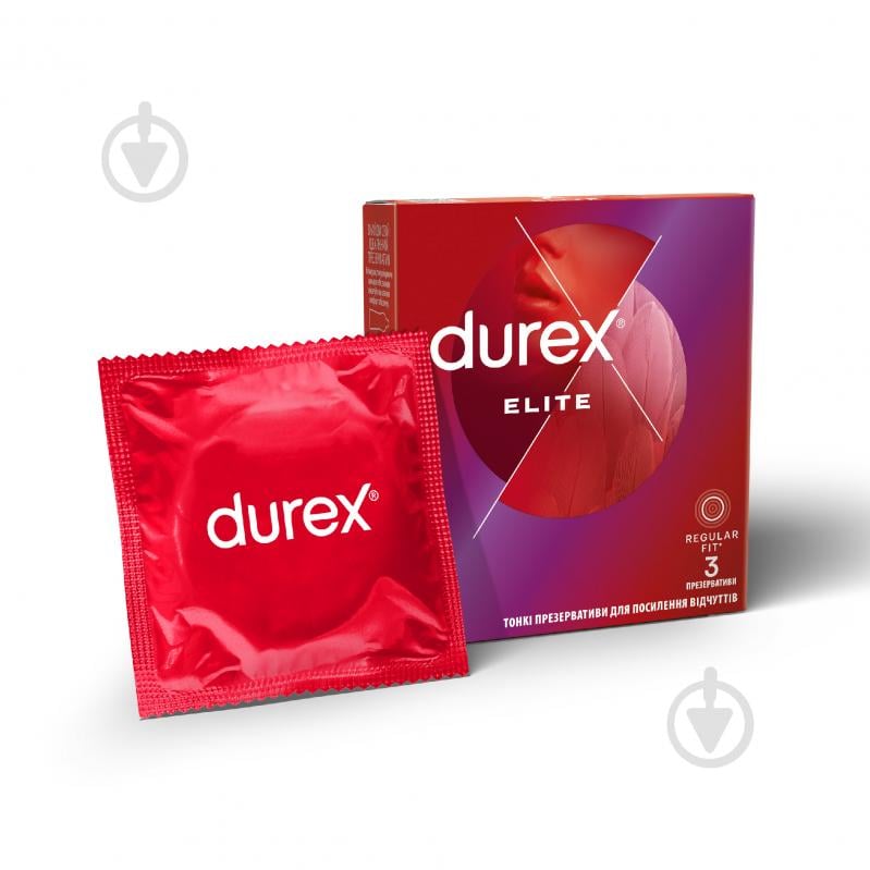 Презервативи Durex Elite 3 шт. - фото 1