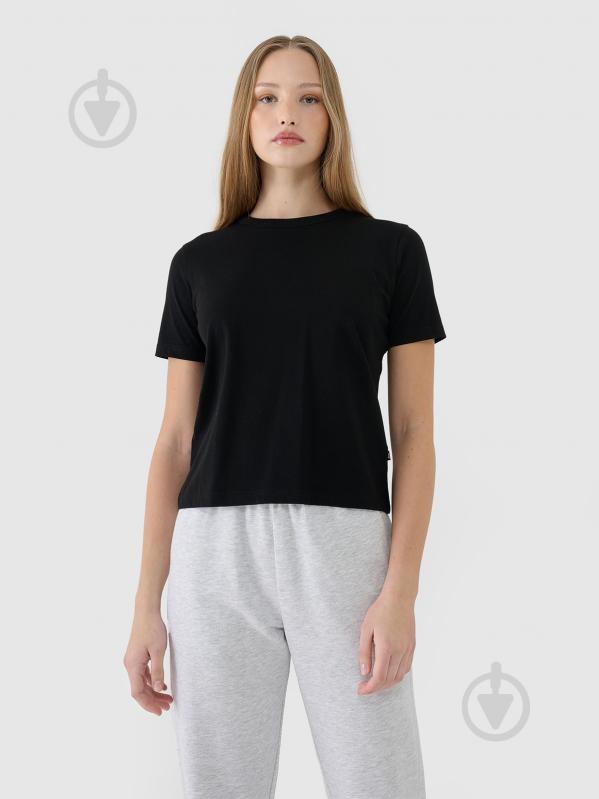 Футболка 4F TSHIRT F1991 4FWSS25TTSHF1991-20S р.XL черный - фото 1 Футболка 4F TSHIRT F1991 4FWSS25TTSHF1991-20S р.XL черный - фото 1