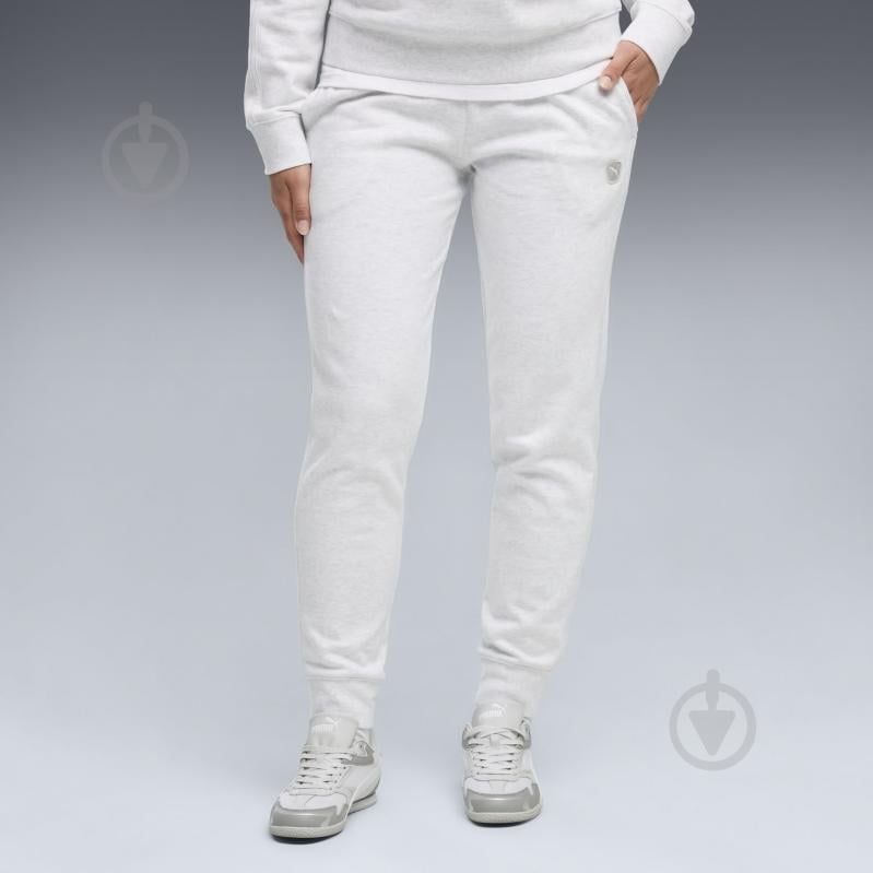 Брюки Puma ESS ELEVATED SWEATPANTS FL CL 69407505 р. M серый - фото 1
