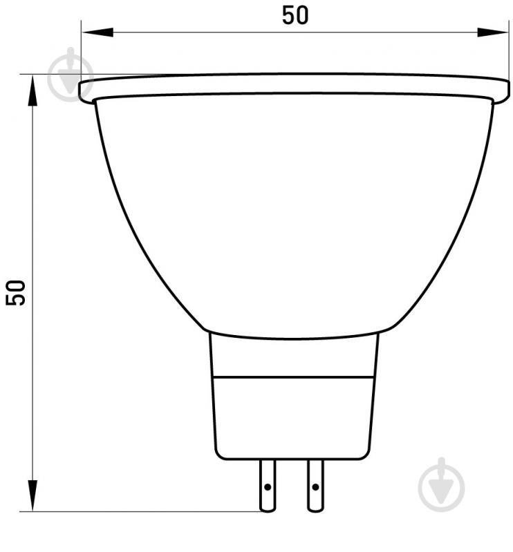 Лампа світлодіодна E.NEXT 6 Вт G5,3 230 В 3000 К l0650632 - фото 3