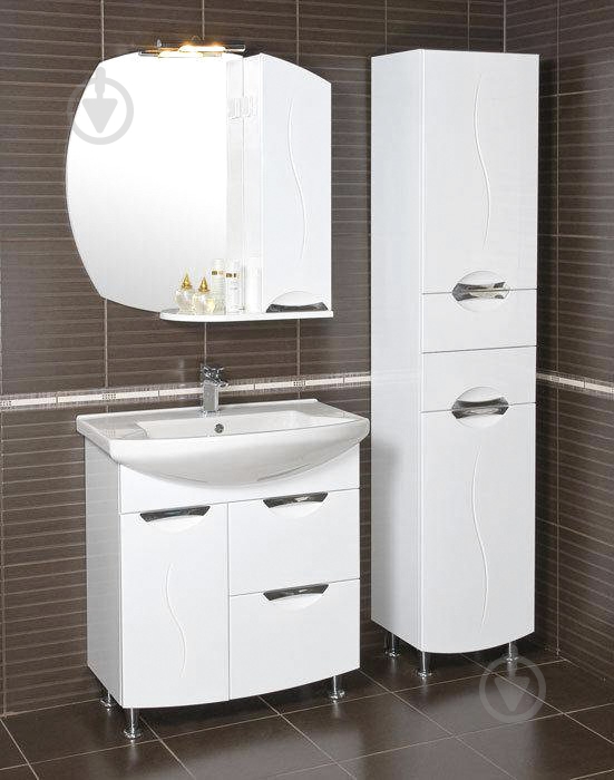 Тумба підлогова Aqua Rodos Глорія 05GL75 з умивальником Evita 75 - фото 8