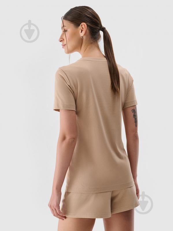 Футболка 4F TSHIRT F2356 4FWMM00TTSHF2356-83S р.XS бежевий - фото 3