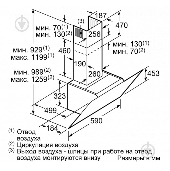 Вытяжка Bosch DWK 67HM20 - фото 3